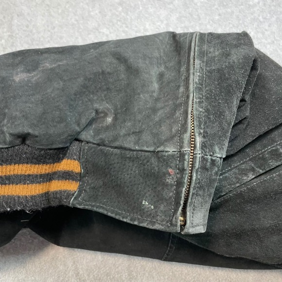 Salt Lake 2002 Winter Olympics Bomber Jacket Mens XL Suede Leather - Picture 11 of 16